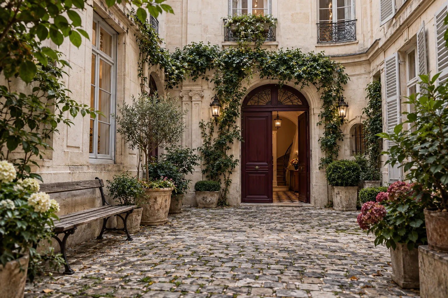 Editorial illustration of Le Marais in depth