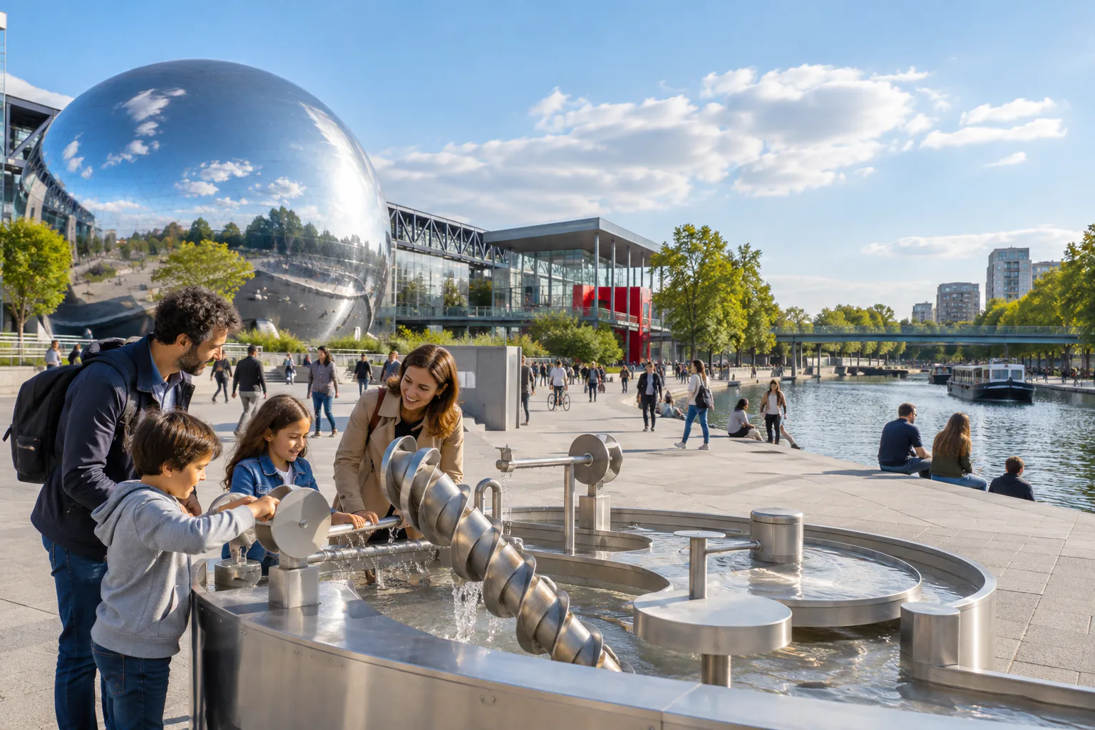 Parcours scientifique en famille dans le nord-est de Paris