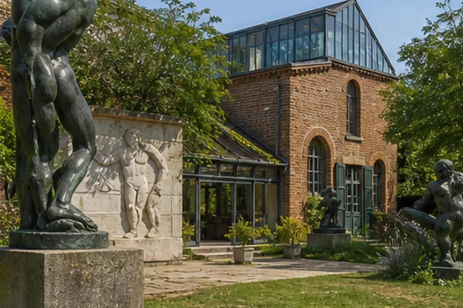 Illustration éditoriale : Sculpture et atelier du musée Bourdelle