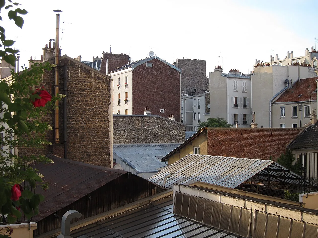 Toits de Paris autour de la place Étienne-Pernet