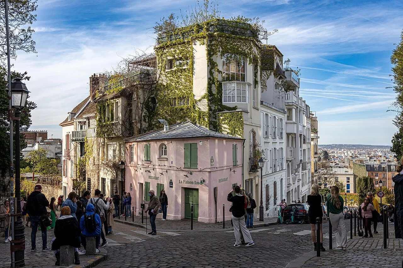 Editorial illustration of Montmartre