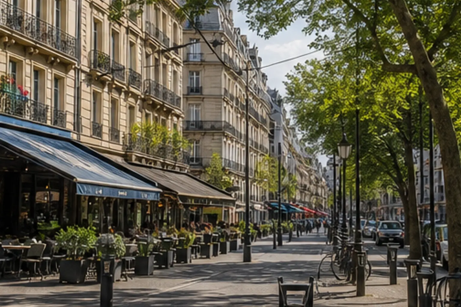 Illustration éditoriale : Rue et paysage éditorial : République et Oberkampf, Paris